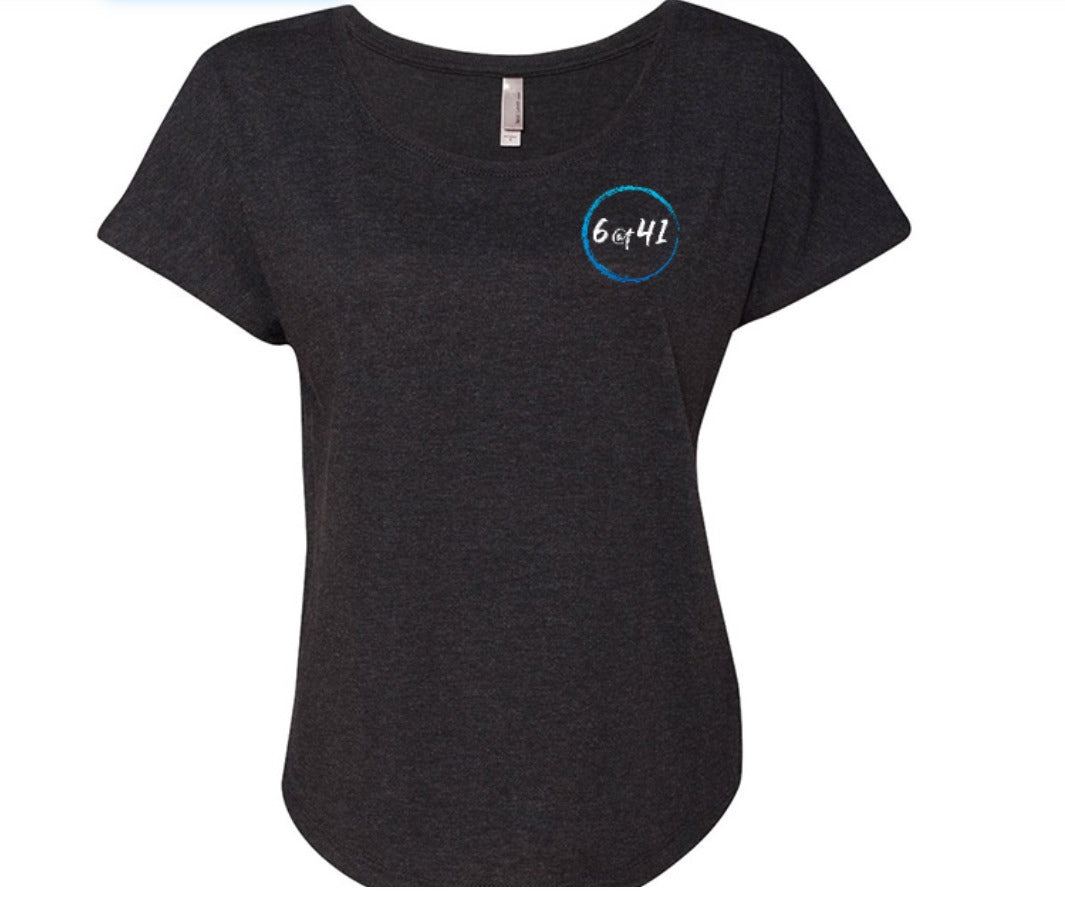 WOMEN T-SHIRT SKIER CROSSING