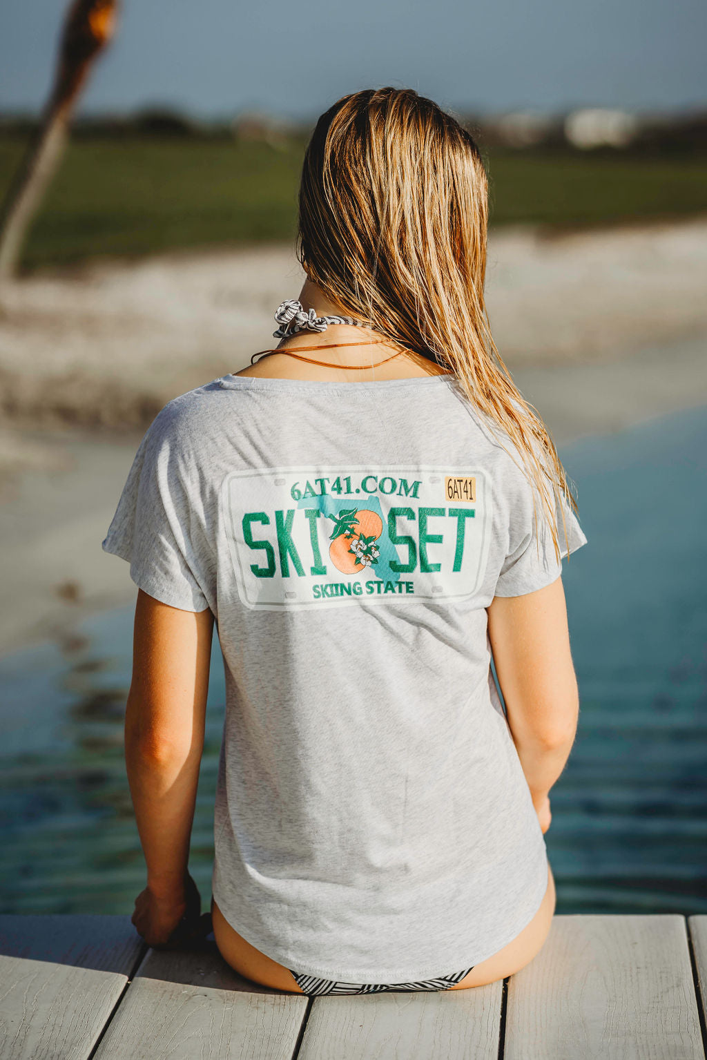 WOMEN T-SHIRT SKI PLATE