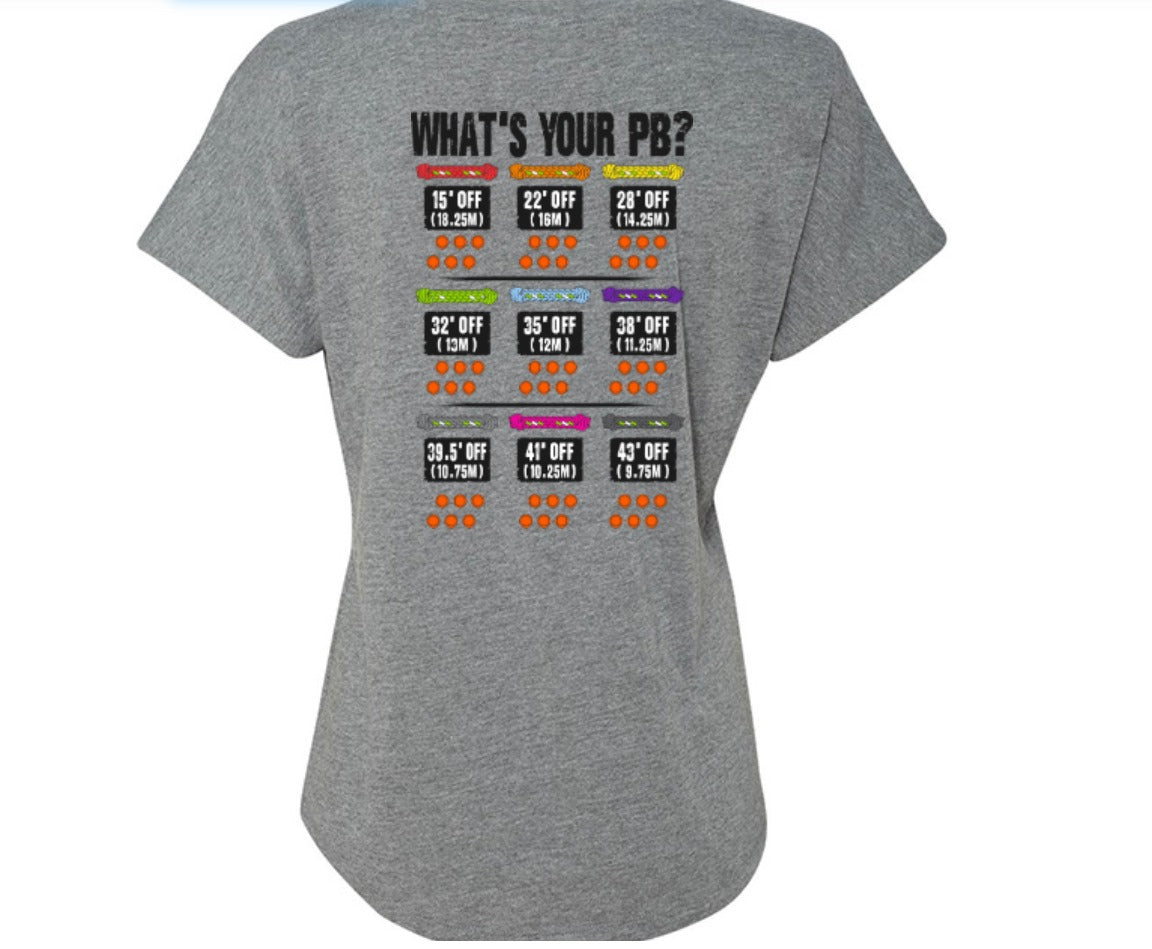 WOMEN T-SHIRT WHATS YOUR PB?