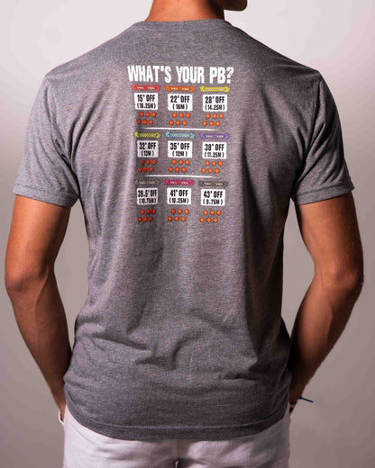 CAMISETA DE HOMBRE WHATS YOUR PB?